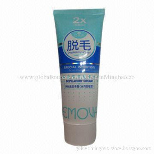 Round-shape tube for depilatory effect cream, 70g capacity, OEM orders are welcome